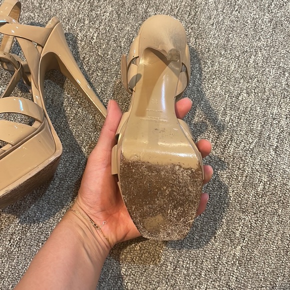 Saint Laurent Tribute Platform Sandals - Picture 11 of 12
